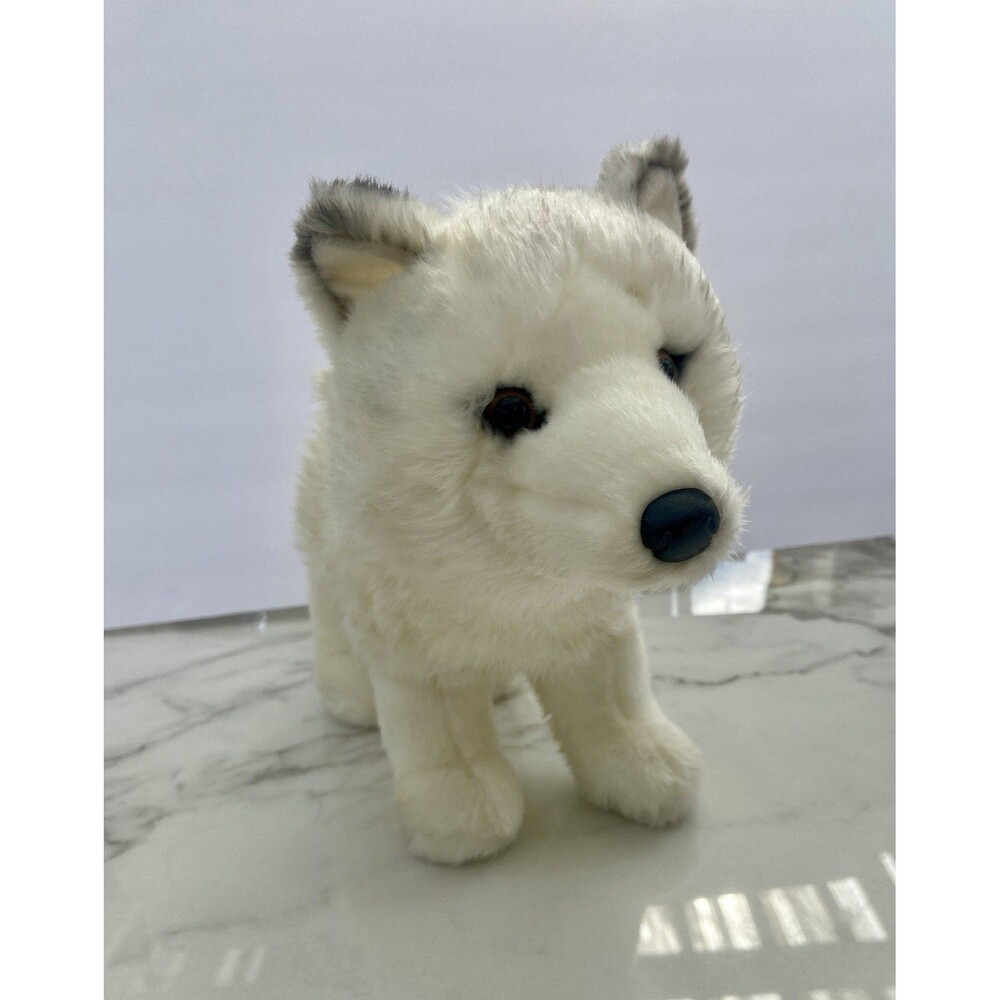 Douglas Cuddle Toys Arctic White Snow Wolf Plush Stuffed Animal 14"